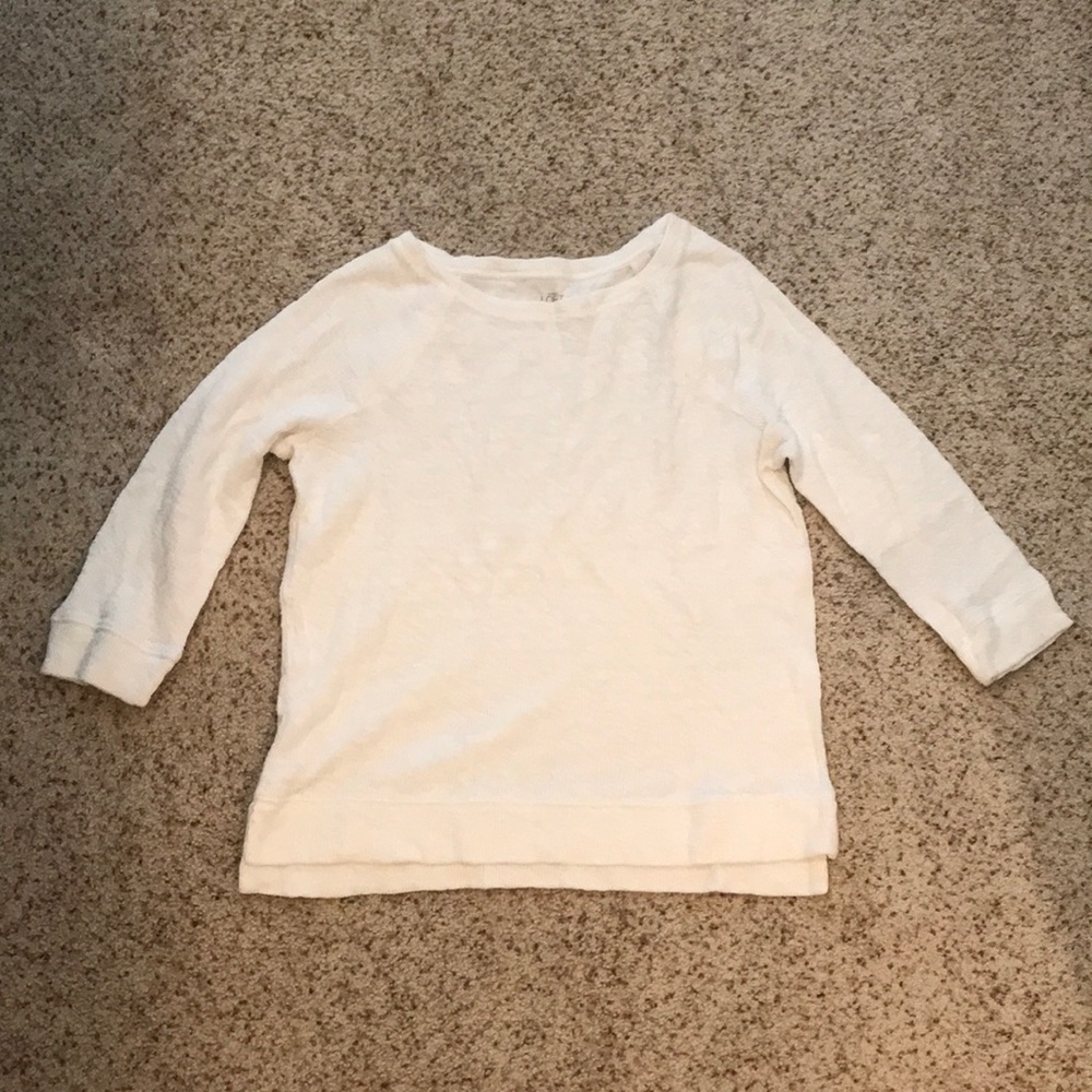 LOFT White Pullover